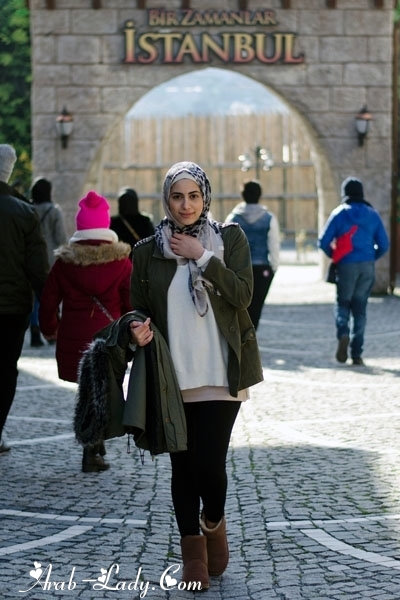 تألقي بالحجاب والتربان علي طريقة الفاشينيستا اللبنانية ريف زين