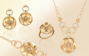  تشكيلة من المجوهرات الذهبية تميز النساء في احتفالات رأس السنة الجديدة 2017 
