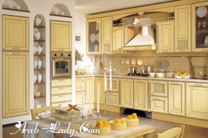 المطبخ الايطالي لمسة الديكور الجديدة التي تعطي المنزل رقة وأناقة عصرية