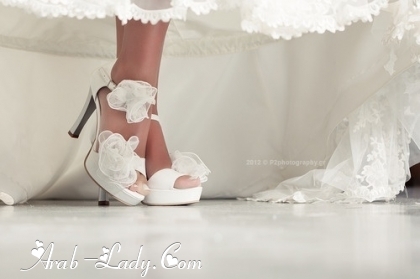 تشكيله مميزه لأحذية العروس لصيف 2013