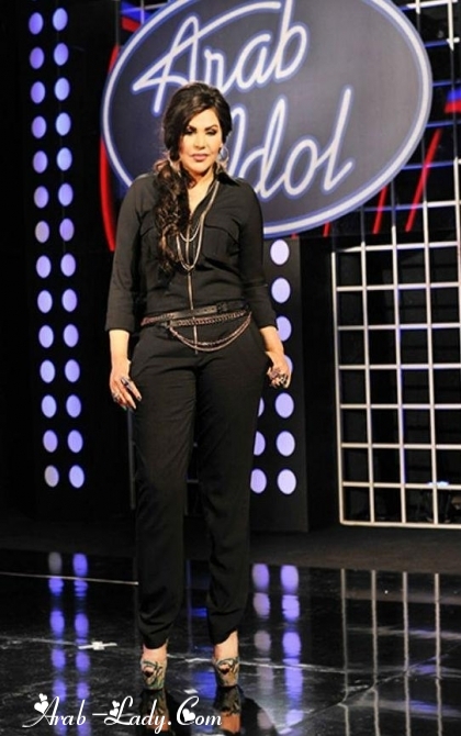 الفنانه احلام والفرق الكبير في وزنها ببرنامج Arab Idol