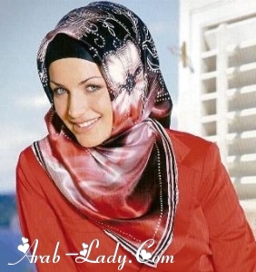ربطات حجاب علي الطريقة التركي