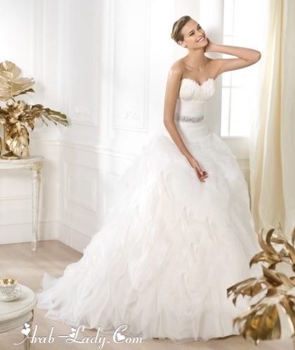 أحدث تصاميم فساتين الزفاف من Pronovias 2014