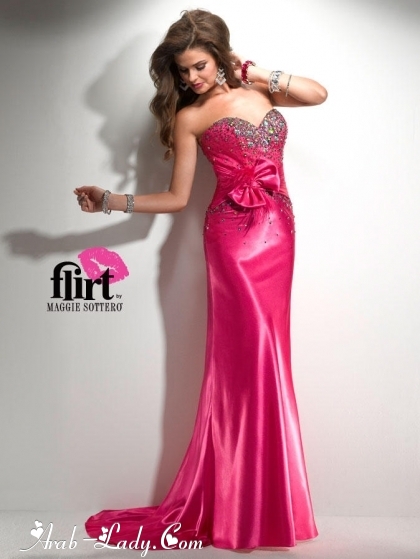 أحدث فساتين السهره المذهله من Flirt 2013