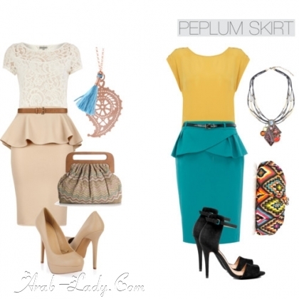 موضة أزياء الـ Peplum