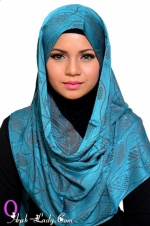 مجموعه من الصور التعليميه للف الحجاب بأكثر من شكل