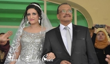 ابنة الفنانة بدرية طلبة فى زفافها