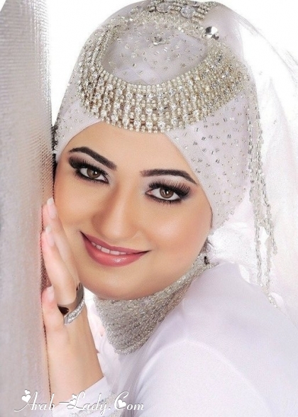 بالصور : ميك آب و طُرح للعرائس المحجبات