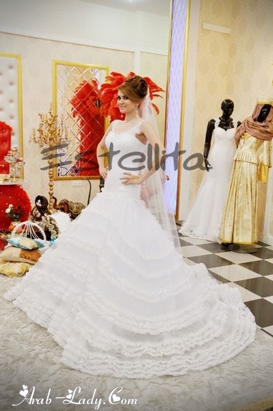 بالصور : أحدث تصاميم فساتين العرائس 