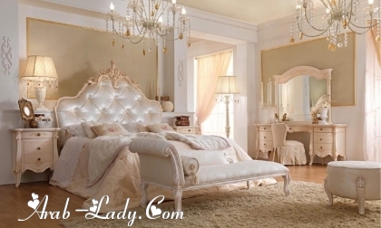 أفخم ديكورات غرف النوم الملوكية
