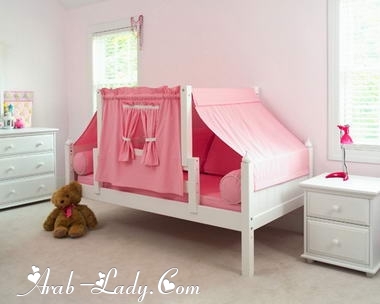روعة اللون الوردي في غرف البنات