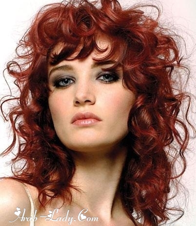 أنواع مميزة وعصرية لقصات الشعر باللون الأحمر