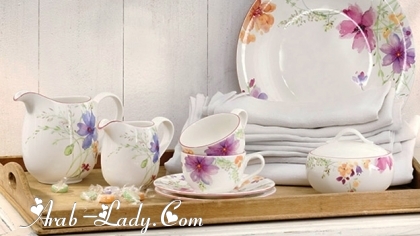 أطقم وإكسسوارات ربيعية فاخرة ماركة Villeroy & Boch لربيع ساحر علي مائدتك