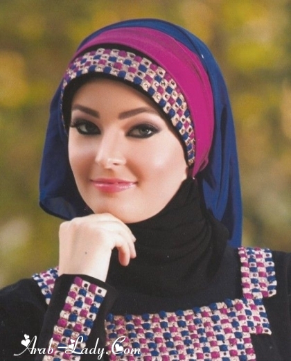 لفات طرح للعبايات لخبيرة التجميل رانية نصر لفات طرح للعبايات لخبيرة التجميل رانية نصر