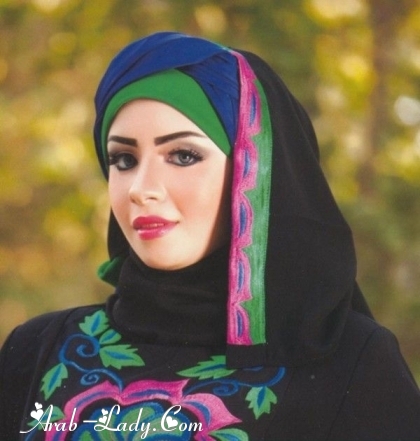 لفات طرح للعبايات لخبيرة التجميل رانية نصر لفات طرح للعبايات لخبيرة التجميل رانية نصر