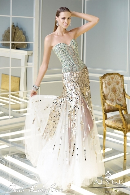 فساتين سهرة فاخره من Alyce Paris