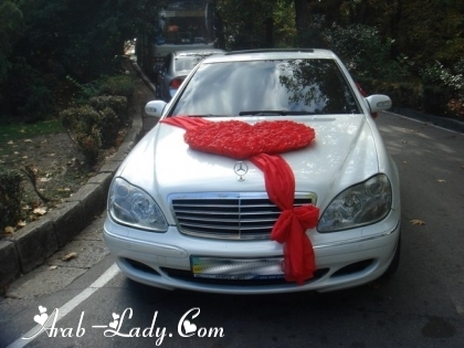 البوم صور لسيارات الأعراس المزينة