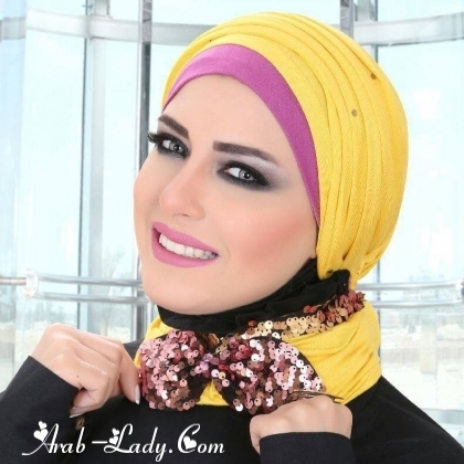 لفات حجاب مروة البغدادي 2015 - أناقة تميز واحتشام