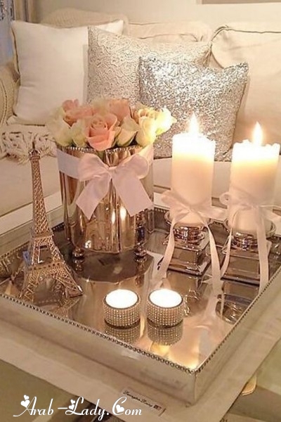 امنحي بيتك إطلالة رومانسية مع لمسة الشموع