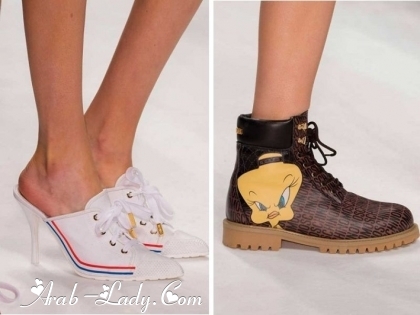  أسبوع الموضة في ميلانو يقدم مجموعة من الأحذية الغريبة في تصميمها 