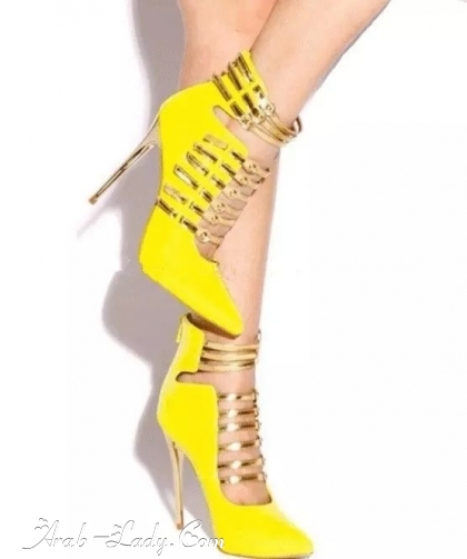  إطلاق تشكيلة راقية من الأحذية باللون الأصفر لتواكب موضة ربيع 2017 