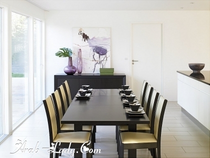 ميزي ديكور منزلك بجاذبية طاولة السفرة العصرية بتصاميمها الراقية