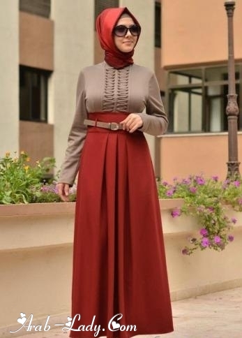 أناقة المرأة المحجبة تكتمل بجاذبية مع لمسة اللباس التركي الخاص بموسم 2017
