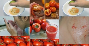 ماسك الطماطم لتفتيح ونقاء البشرة
