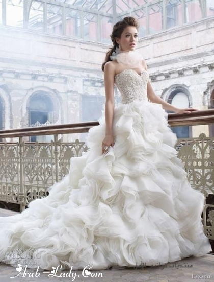   فساتين زفاف راقية لكل عروس أنيقة من المصمم العالمي سعد سويدي 