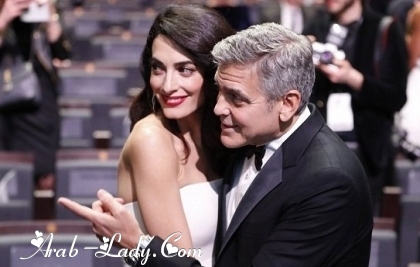 جورج وأمل في انسجام تام خلال حفل جوائز César Awards جورج وأمل في انسجام تام خلال حفل جوائز César Awards