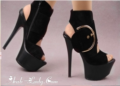 أحذية جذابة باللون الأسود الراقي تحقق الأناقة المثالية لكل النساء