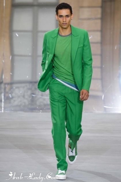 جمالية الأخضر تميز ملابس الرجال الخاصة بموسم ربيع 2017