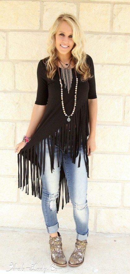 ارتدي الـ fringe top لإطلالة صيفية مليئة بالحيوية