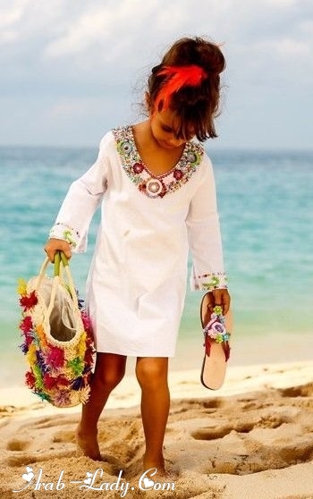 بالصور| ملابس مناسبة لطفلتك علي الشاطئ