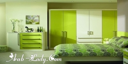 امزجي الأخضر والأبيض لتجعلي غرفة نومك جذابة ومنعشة في الصيف