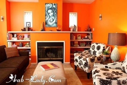 اختاري اللون البرتقالي لتجعلي ديكور منزلك مريحا للعين ومنعشا للروح