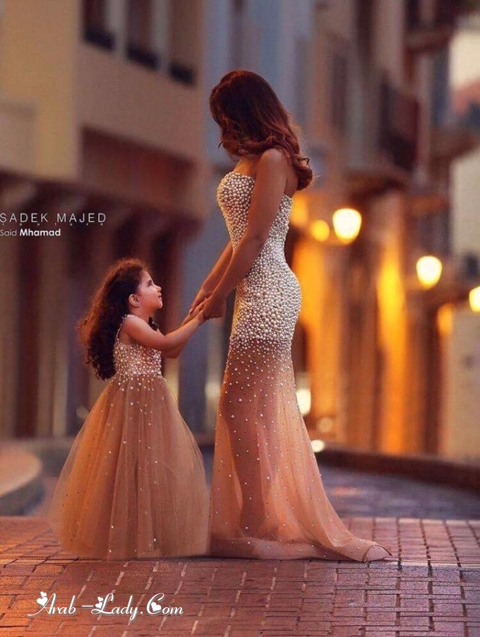 أروع الفساتين لك ولابنتك لأجمل ثنائى في الحفلات
