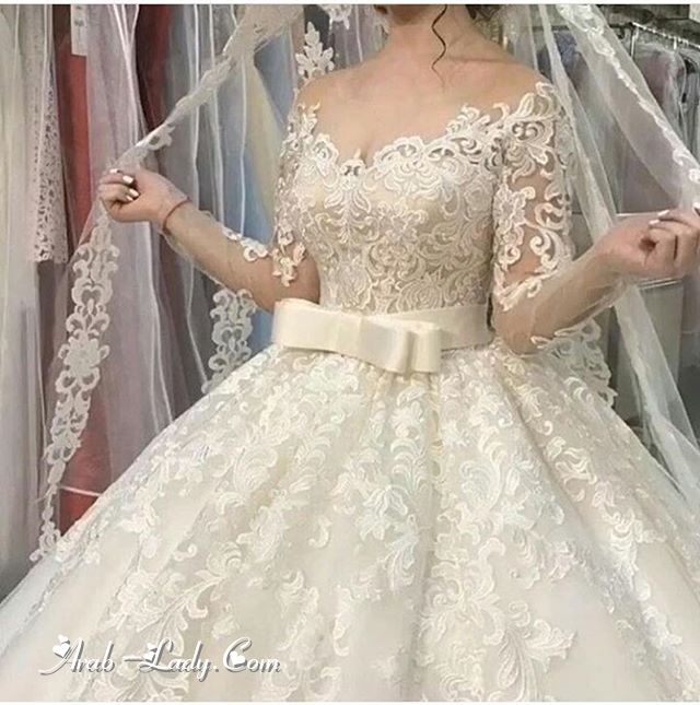 بالصور و الفيديو | أحدث موضة لفساتين زفاف