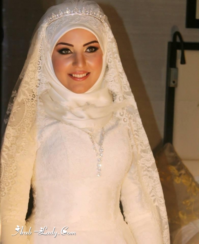 بالصور| أجمل طرح زفاف للمحجبات لا تقاومي جمالها