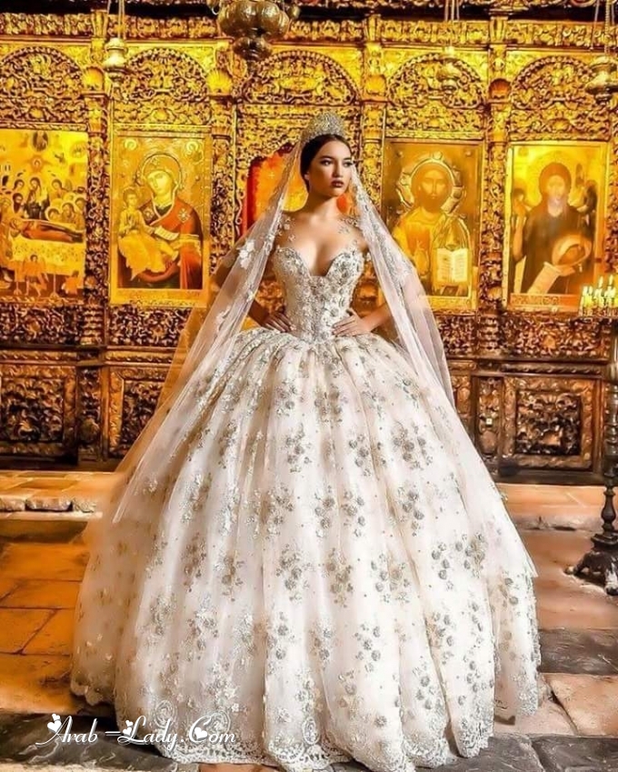 بالصور| فساتين زفاف غاية في الأنوثة لعروس 2018