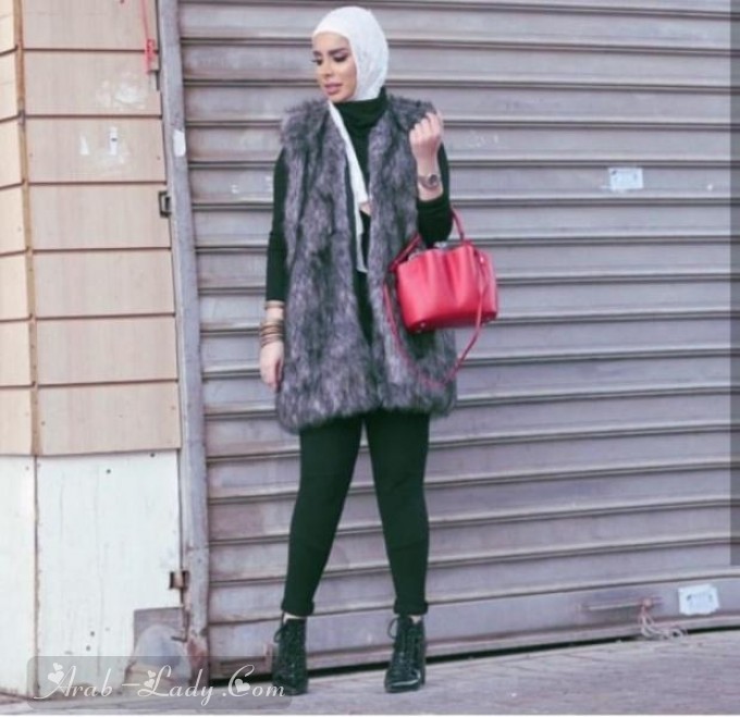 جمالية الفرو تميزك حتى مع الحجاب بهذه القطع الجديدة لموسم 2018