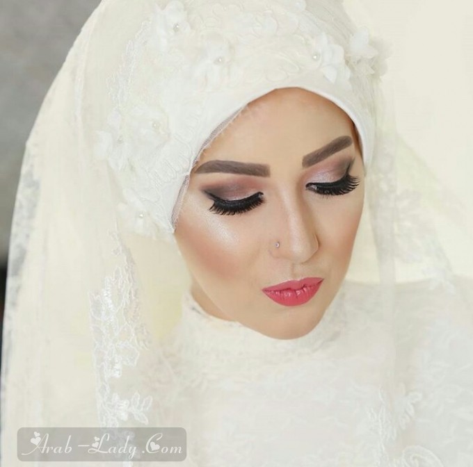 بالصور| مكياج للعروس المحجبة يبرز ملامحها بشكل مثالي