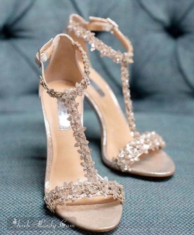 أجمل تشكيلة من احذية العروس لهذا الموسم
