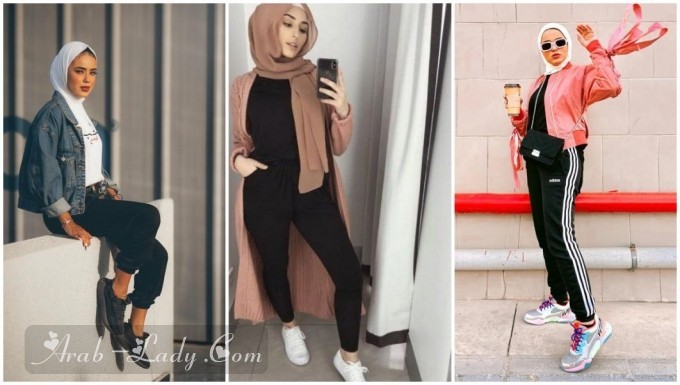 هل تبحثين عن فكرة غير تقليدية لتنسيق البنطلون الرياضي الـ Sweatpants للمحجبات؟