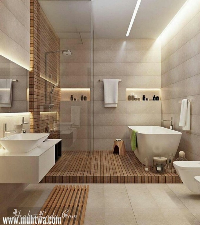 أفكار ديكورات حمامات عصرية بتصاميم وأشكال مبتكرة