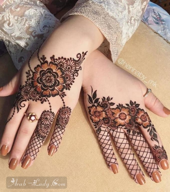 نقشات حناء خليجية منوّعة لمناسباتك .. جربيها