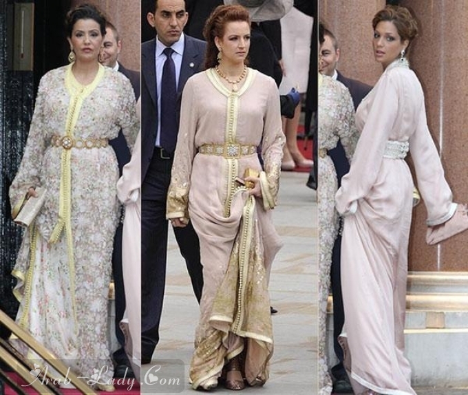أروع القفاطين المخزنية التي ارتدتها أميرات المغرب