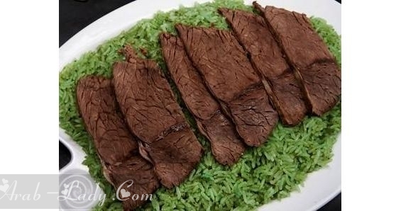 طريقة تحضير الرز الأخضر مع اللحم
