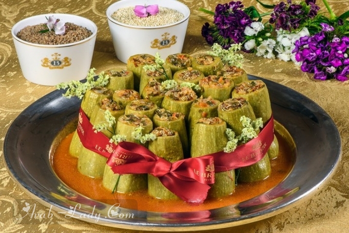 طريقة تحضير كوسا محشي بالكينوا