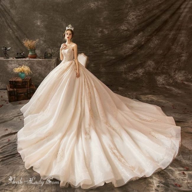 فستان زفاف أسطوري على الطراز التركي
